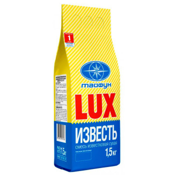 Смесь известковая сухая Тайфун LUX 1.5 кг