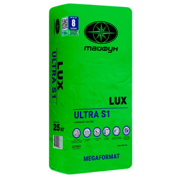 Клеевой состав эластичный Тайфун LUX ULTRA S1 25 кг