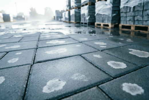 Разнотон тротуарной плитки: брак или норма? Белый налёт (высолы): причины, условия хранения, как избавиться