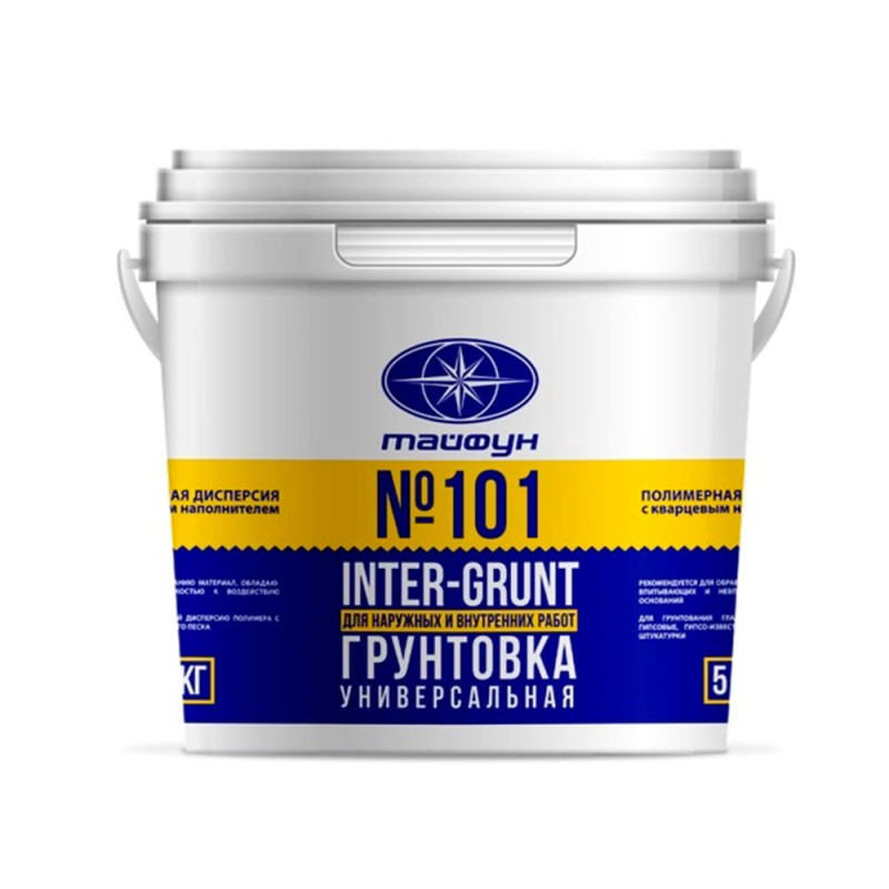 Грунтовка Тайфун Мастер INTER-GRUNT 101 5 кг