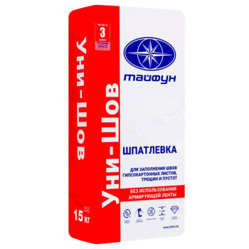 Шпатлевка Тайфун Мастер Уни-Шов 15 кг