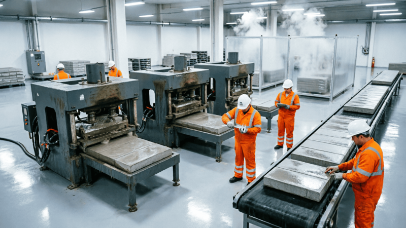 Как делают тротуарную плитку: полный процесс производства 