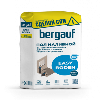 Пол Bergauf Easy Boden самонивелирующийся  на цементной основе 25 кг