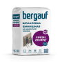 Шпатлевка Bergauf Finish Zement финишная шпаклевка на цементной основе белая 20 кг