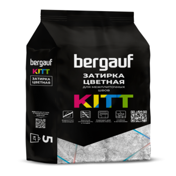 Затирка Bergauf Kitt для межплиточных швов бежевая 2 кг