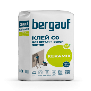 Клей Bergauf Keramik для керамической плитки 25 кг