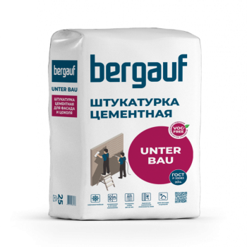 Штукатурка Bergauf Unter Bau цементная 25 кг